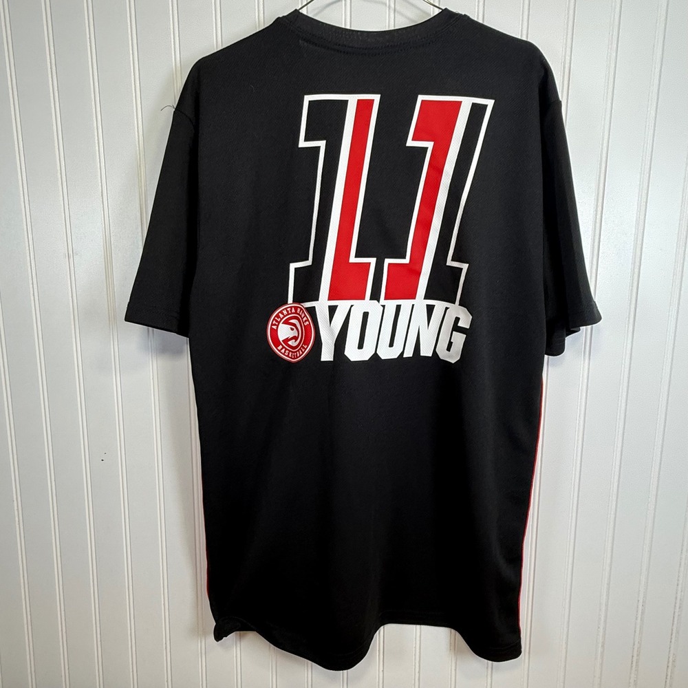 Atlanta Hawks Basketball Jersey T Shirt Mens Large Trae Young 11 NBA - Picture 7 of 9
